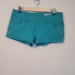 Woman's shorts size 9 turquoise